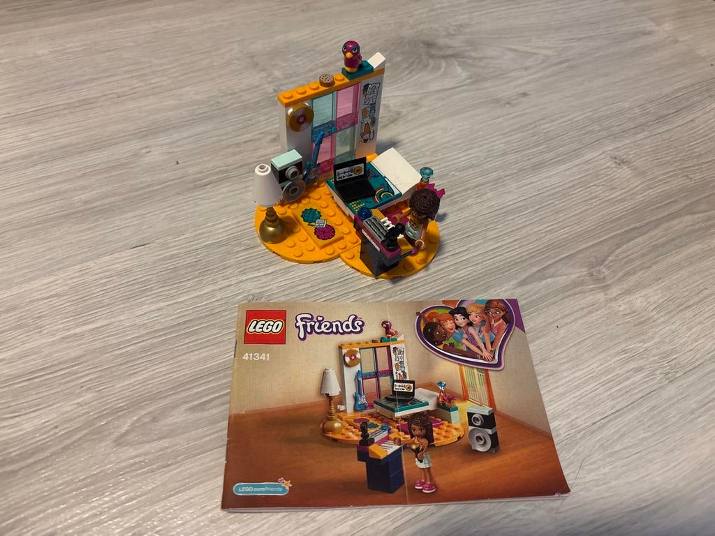 Lego Friends 41341 Andrea's Slaapkamer, Ophalen of Verzenden, Zo goed als nieuw, Complete set, Lego