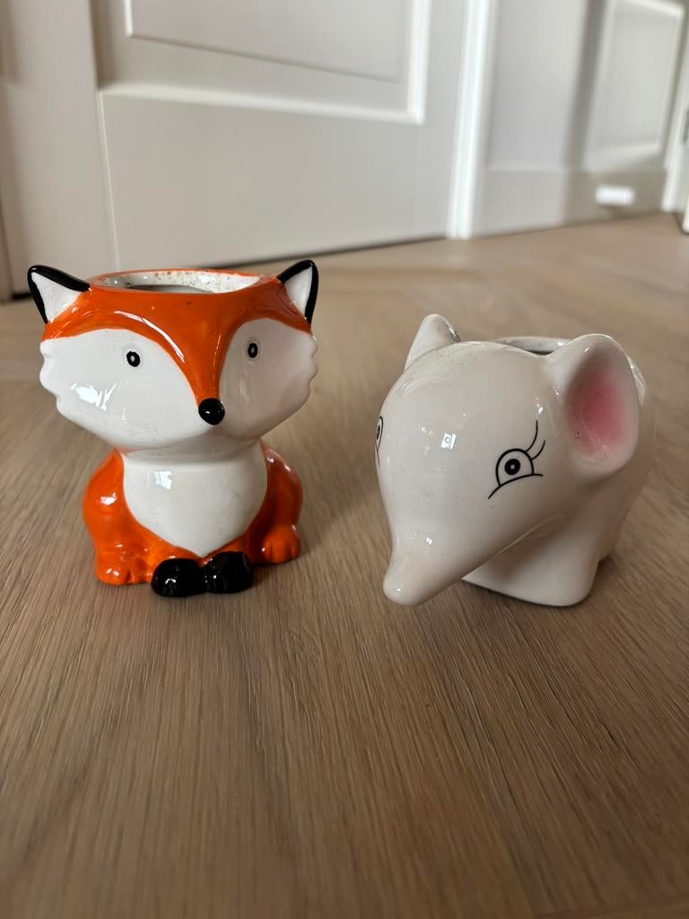 Mini plantenpotjes, Tuin en Terras, Bloempotten, Rond, Binnen, Ophalen of Verzenden, Zo goed als nieuw