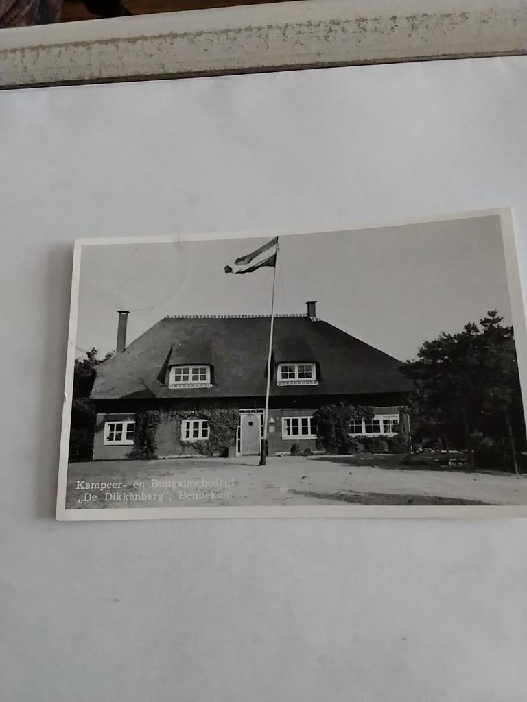 BENNEKOM "DE DIKKENBERG" KAMPEER EN BUNGALOWBEDRIJF, Ophalen of Verzenden, 1960 tot 1980, Gelderland