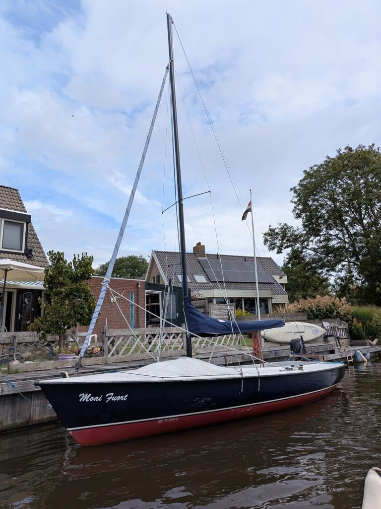 Zeilboot seabird, Watersport en Boten, Kajuitzeilboten en Zeiljachten, Gebruikt, Polyester, Ophalen