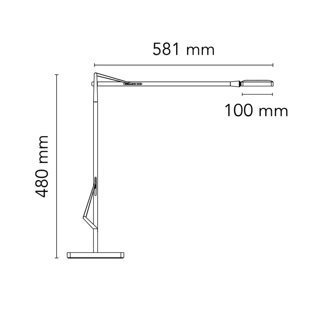 Flos Kelvin Bureaulamp gebruikt Wit, Gebruikt, Ophalen of Verzenden, /, /