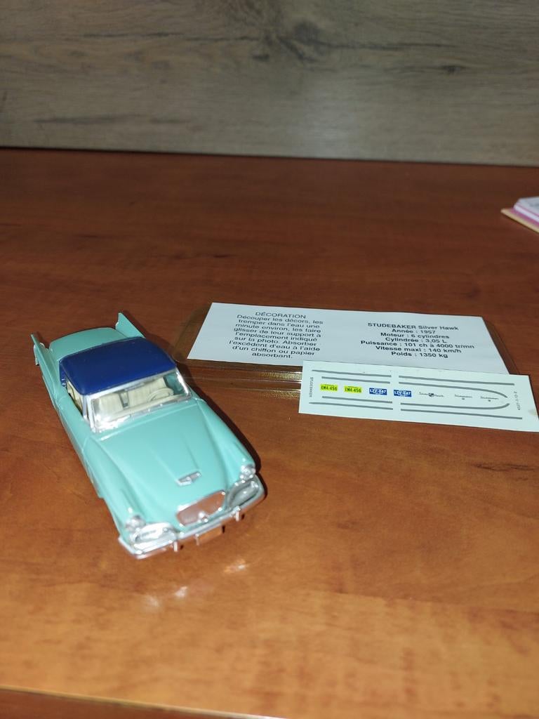 STUDEBAKER HAWK.     1957, Ophalen of Verzenden, Auto, Solido