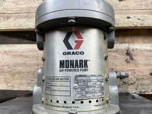 Plunjerpomp – Graco Monark (luchtgedreven), Ophalen, Gebruikt