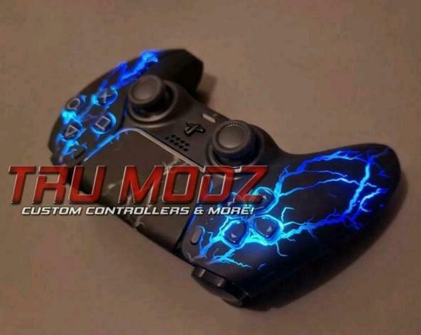 Playstation 5 / PS5 Dualsense Custom Led Controller (scuf), PlayStation 5, Nieuw, Ophalen of Verzenden, Controller