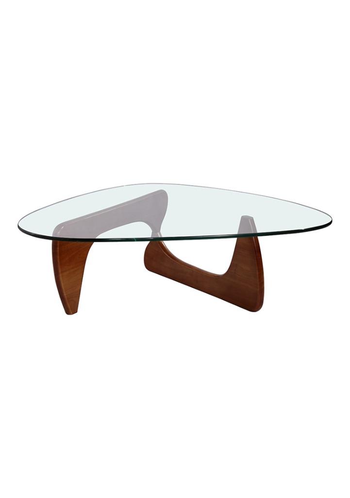 Noguchi Koffietafel/ Salontafel Isamu - nieuw-, 50 tot 75 cm, Nieuw, Ophalen of Verzenden, Glas
