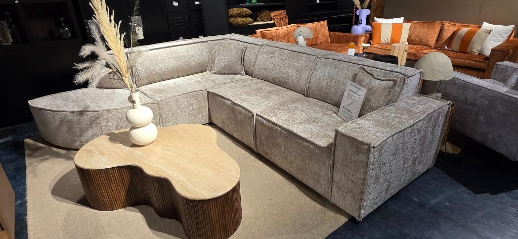 Hoekbank Montreal Met Half Rond eindstuk Direct Leverbaar!, 250 tot 300 cm, JaRa, Bornsestraat 31, Hoekbank