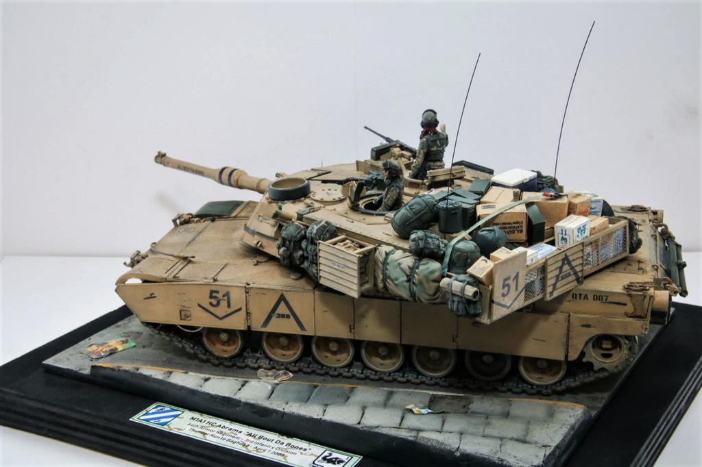 M1A1HC Abrams schaalmodel - 1:35, Tank, 1:32 tot 1:50, Zo goed als nieuw, Ophalen
