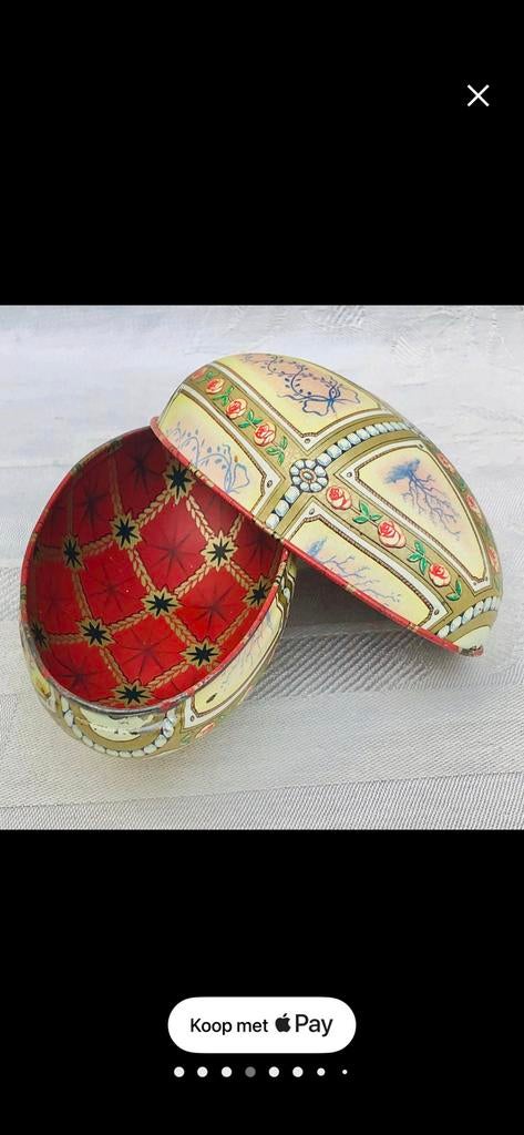 FABERGÉ. —. METAAL. —  REPLICA., Ophalen of Verzenden