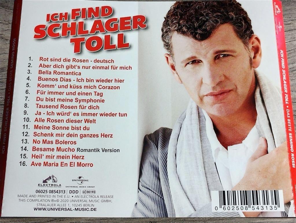 Semino Rossi ‎– Ich Find Schlager Toll [Das Beste], Cd's en Dvd's, Cd's | Schlagers, Ophalen of Verzenden, Zo goed als nieuw