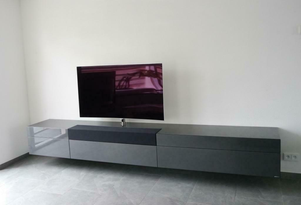 zwevend soundbar meubel voor Sonos Arc en Bose Soundtouch 6, Huis en Inrichting, Ophalen, 250 tot 300 cm, Met klep(pen), Nieuw