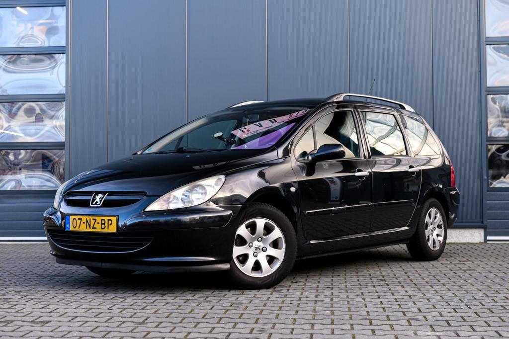 Peugeot 307 SW 1.6 16V - 2004 Zwart, Auto's, Peugeot, Particulier, Benzine, C, Stationwagon, Handgeschakeld, Origineel Nederlands