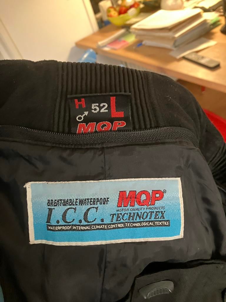 Motorkleding MQP nooit gebruikt en leren motorpak, Motoren, Ophalen of Verzenden, Tweedehands, Combipak