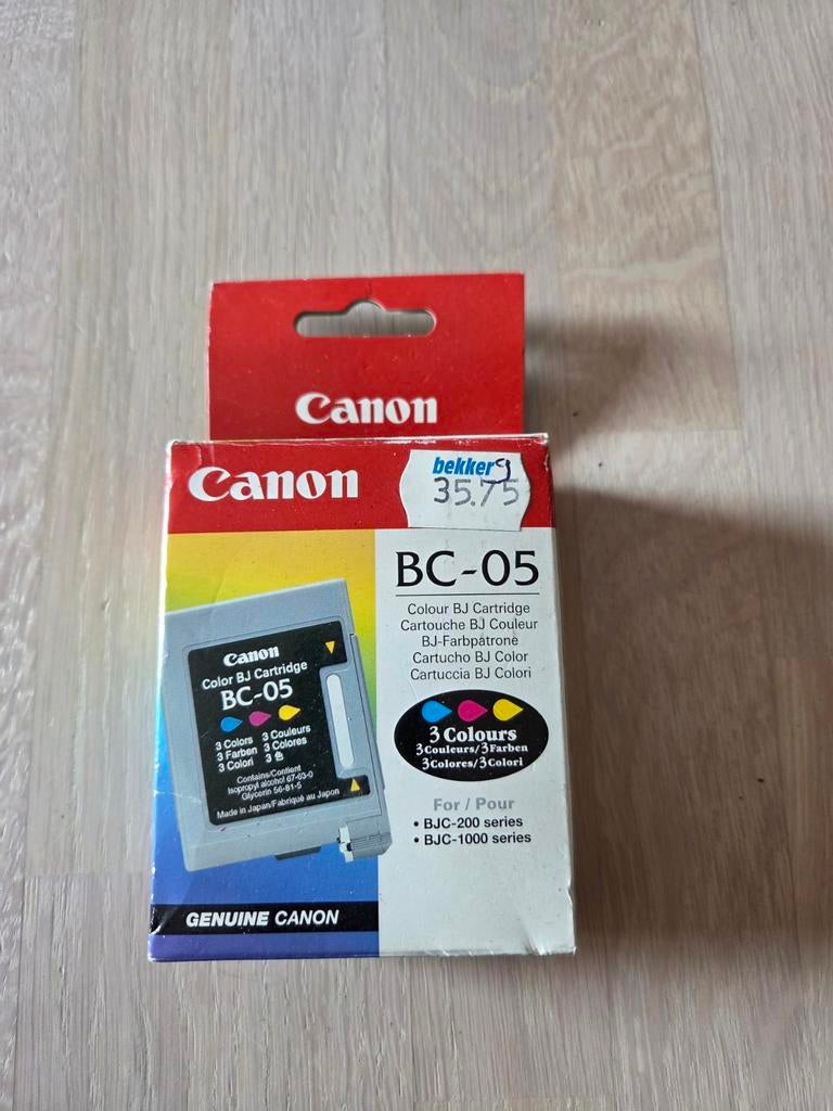 Canon BC-05 Inktcartridge - Nieuw in Verpakking, Ophalen of Verzenden, Nieuw, Cartridge, Canon