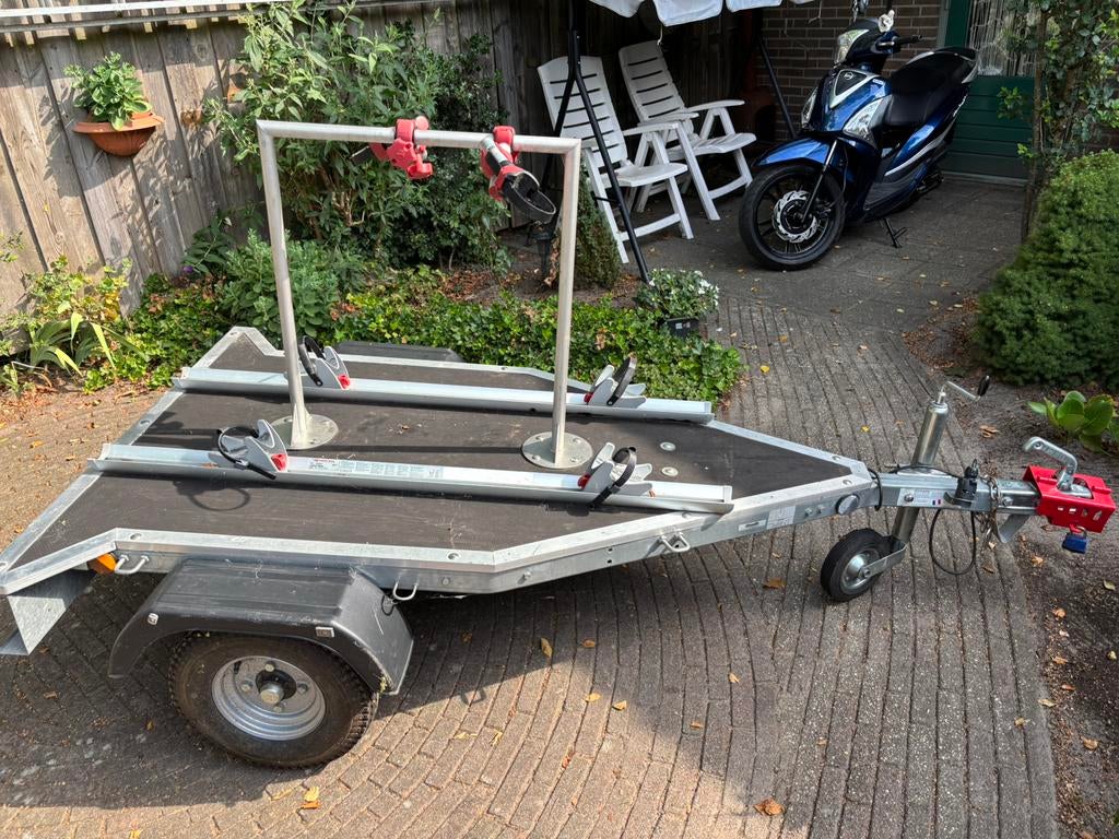 Drager voor 2 electrische fietsen i.g.st zie foto, Ophalen, Zo goed als nieuw
