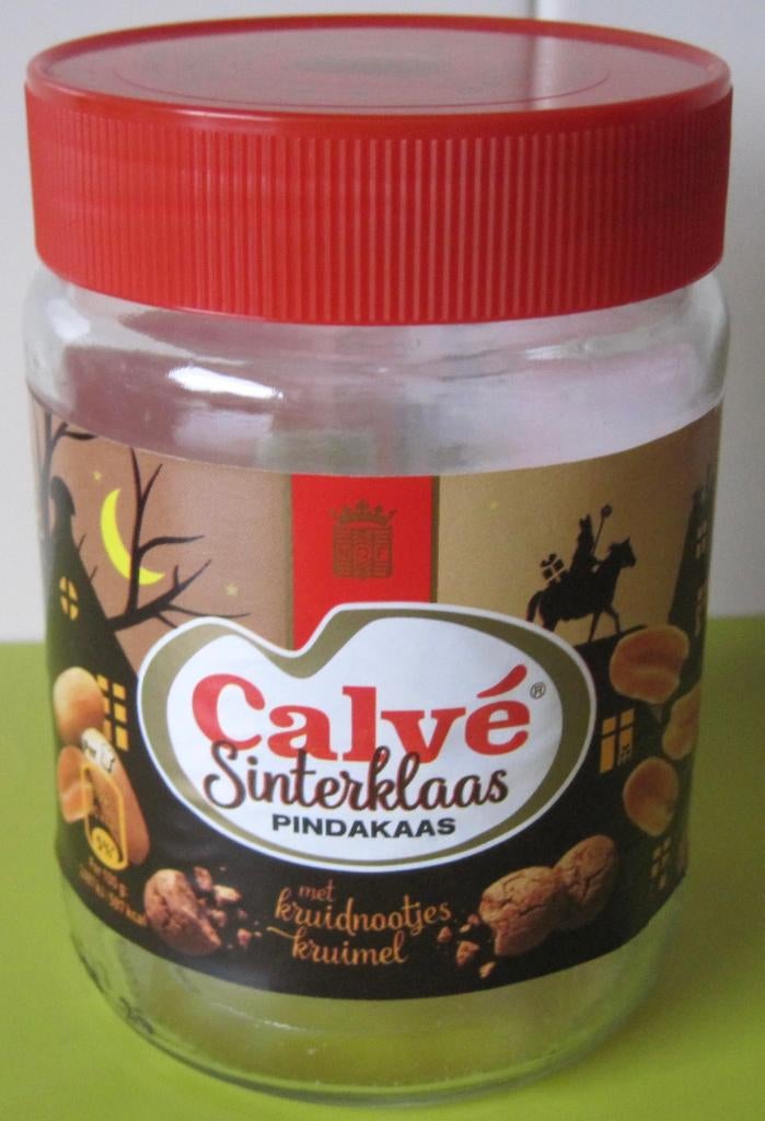 pot Calvé Sinterklaas pindakaas, Ophalen of Verzenden, Zo goed als nieuw