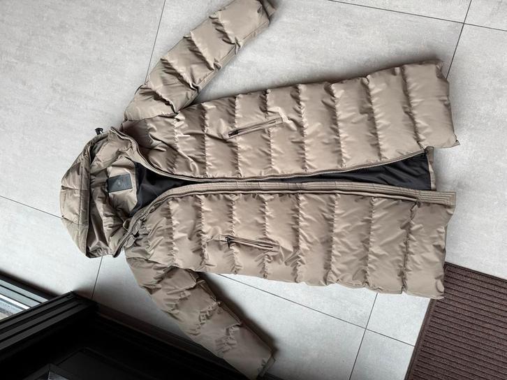Airforce Jas - Stijlvol en Warm, Kleding | Dames, Jassen | Winter, Ophalen, Zo goed als nieuw, Maat 36 (S), Beige