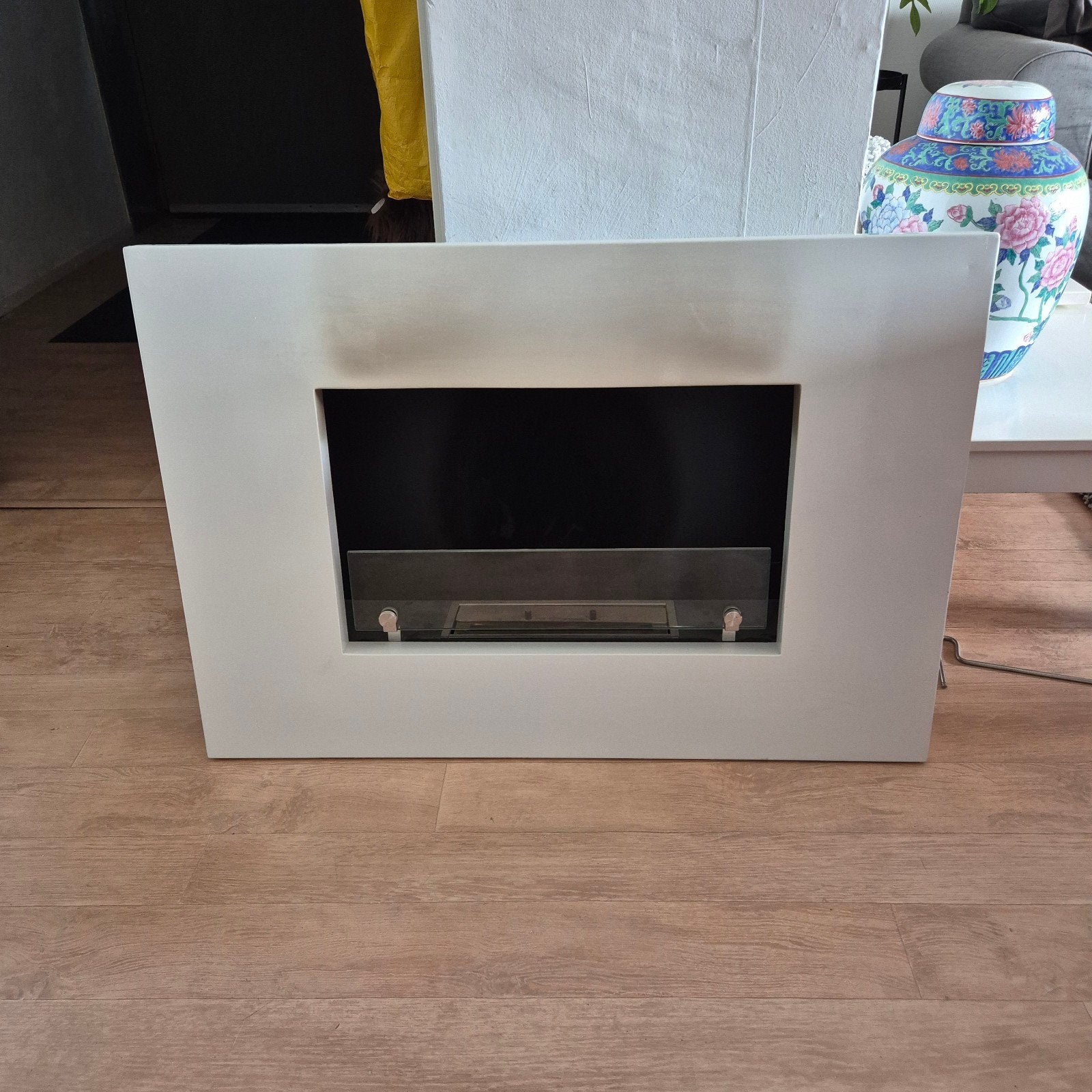 Moderne BioEthanol Haard met Brandstof - In zeer goede staat, Ophalen, Zo goed als nieuw, Hangende haard, Gelhaard