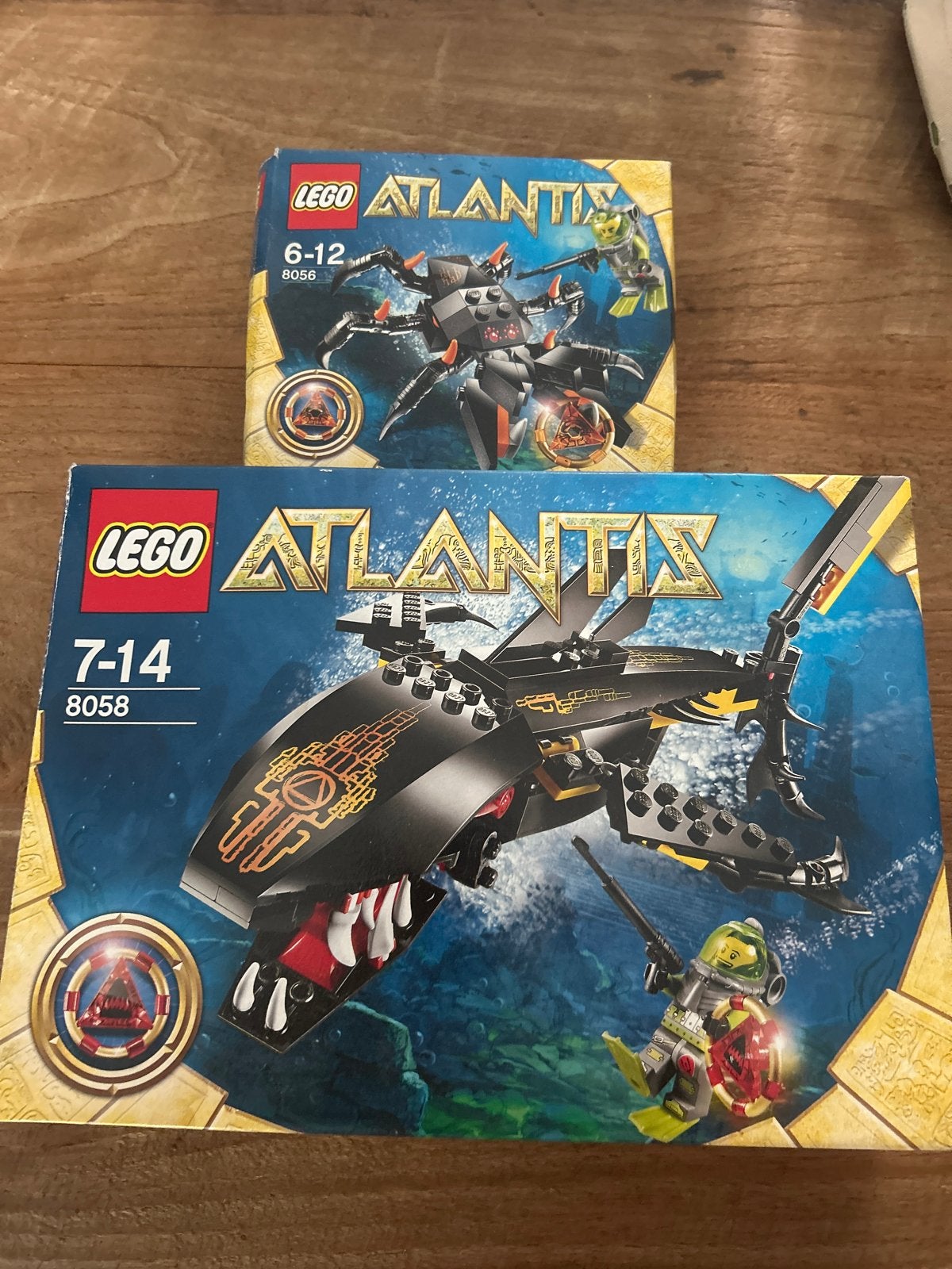 Lego Atlantis sets 8056 en 8058 in originele doos, Gebruikt, Overige thema's, Lego, Ophalen of Verzenden
