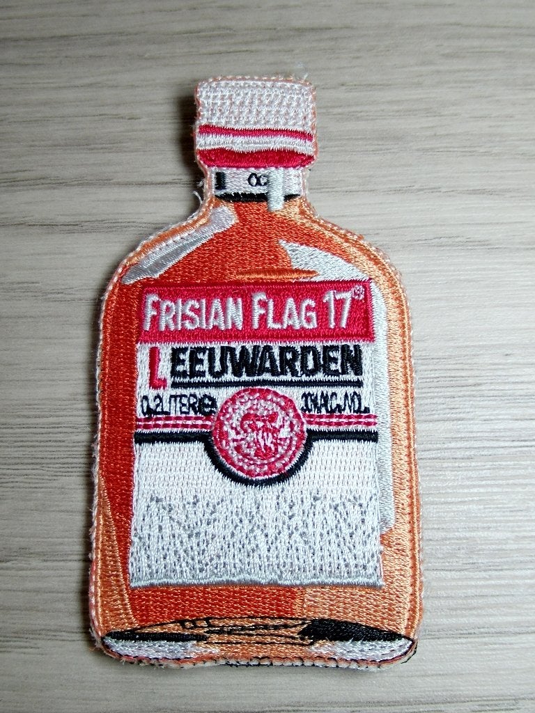 Patch RNLAF Frisian Flag 2017, Verzamelen, Verzenden, Luchtmacht, Nederland, Embleem of Badge