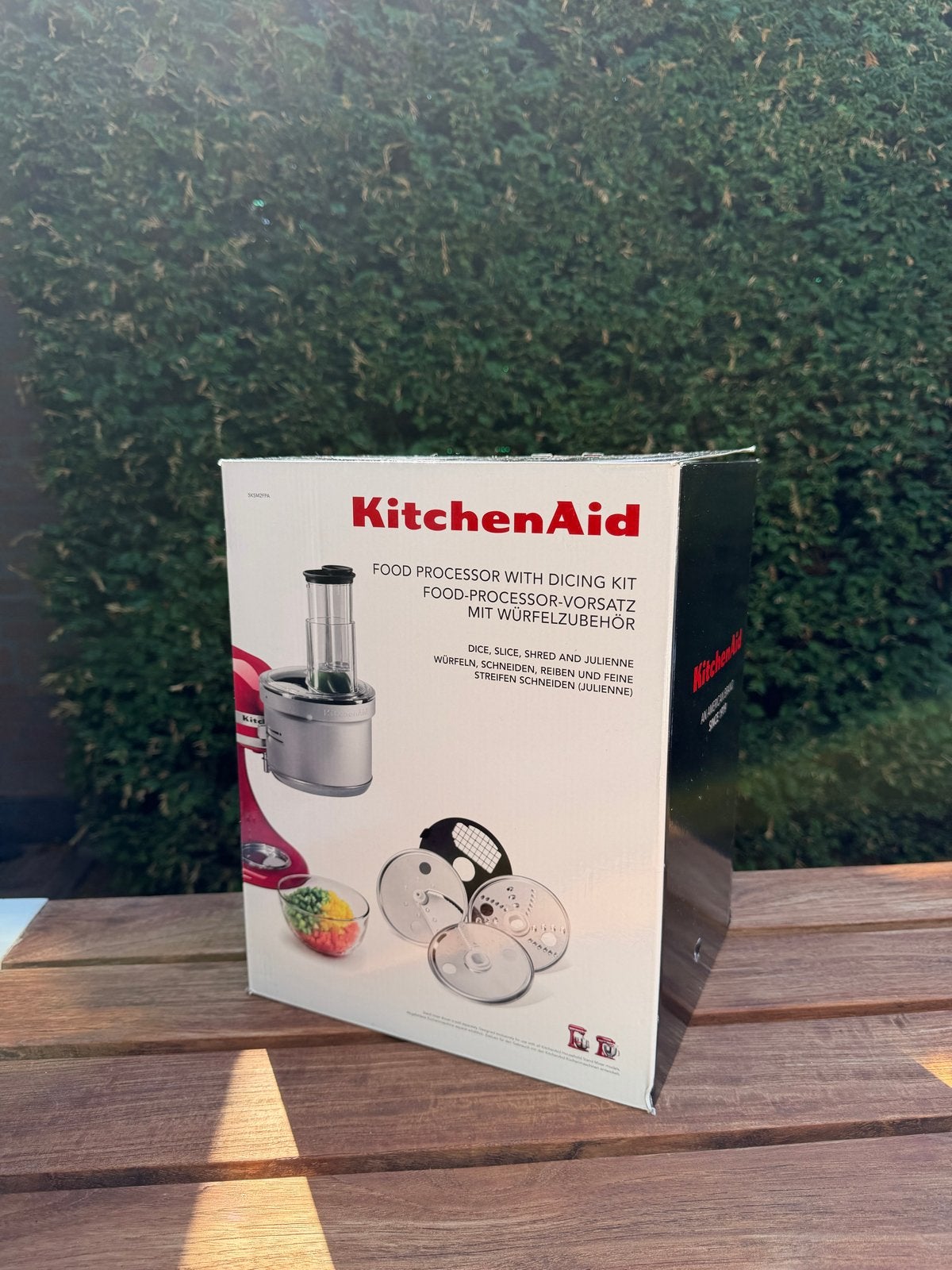 Kitchenaid 5KSM2FPA Foodprocessor Opzetstuk, Witgoed en Apparatuur, Keukenmixers, Ophalen of Verzenden, Zo goed als nieuw, 3 snelheden of meer