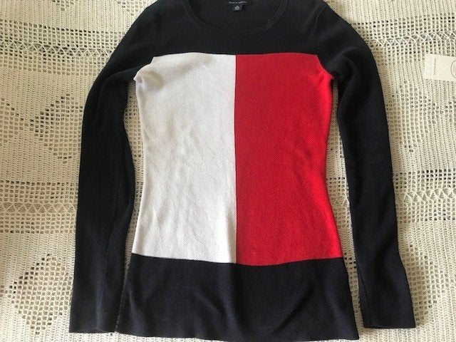 Tommy Hilfiger trui, Ophalen of Verzenden, Zo goed als nieuw, Jongen, Trui of Vest