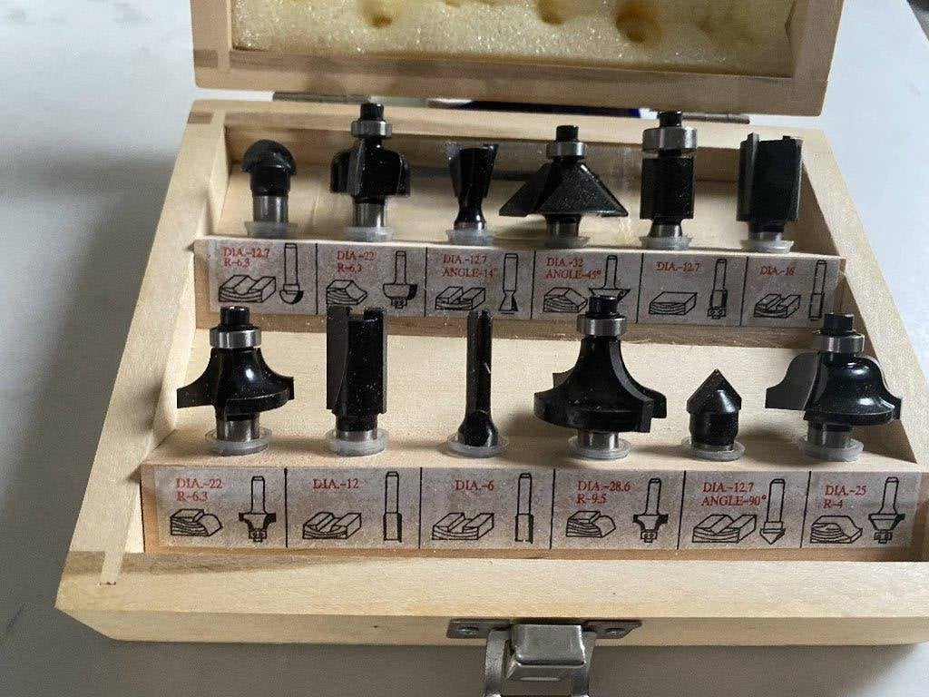 FREZENSET 12delig HARD METAAL, Doe-het-zelf en Verbouw, Ophalen of Verzenden, Nieuw, Overige metalen