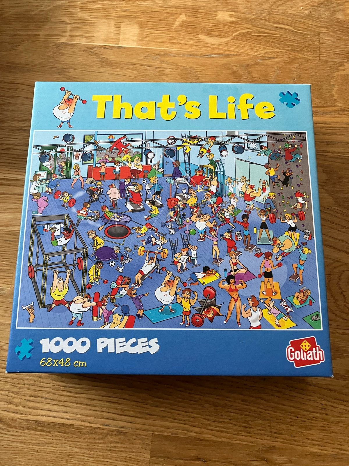 That's Life puzzel Sportschool 1000 stukjes, Ophalen of Verzenden, 500 t/m 1500 stukjes, Gebruikt, Legpuzzel