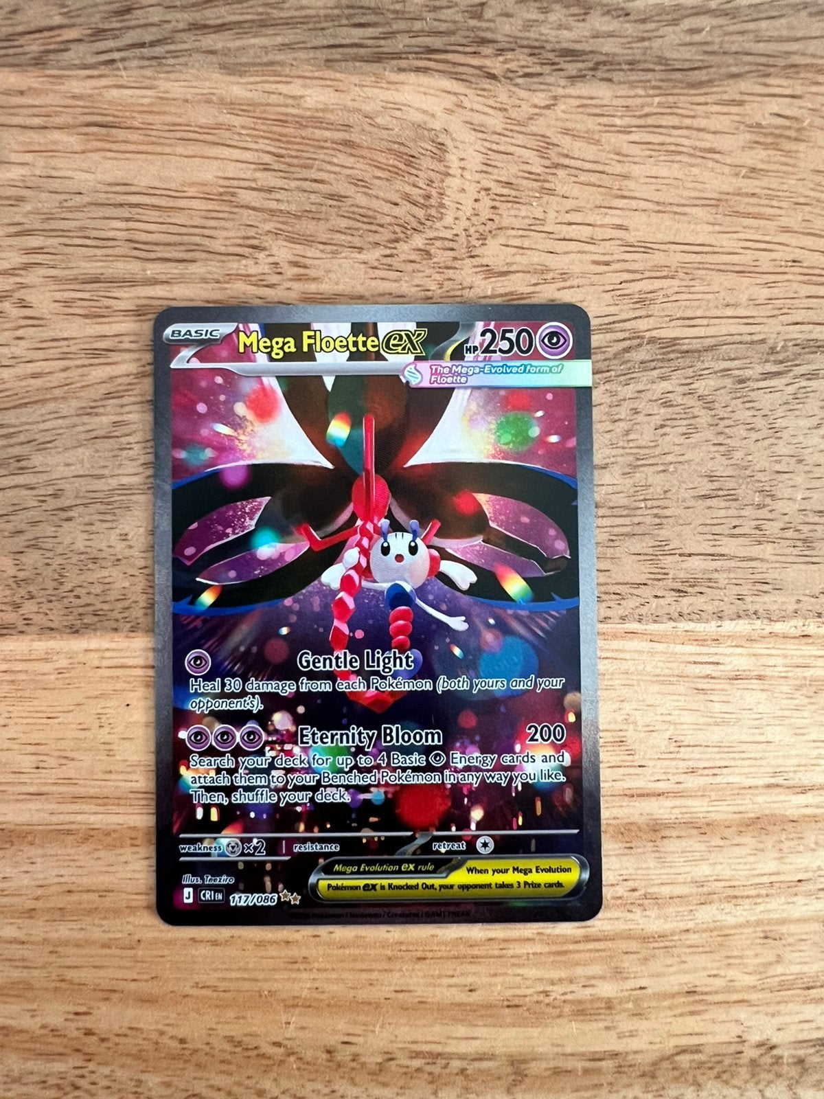 Mega Floette ex (CRI 117) Chaos Rising, Ophalen of Verzenden, Zo goed als nieuw