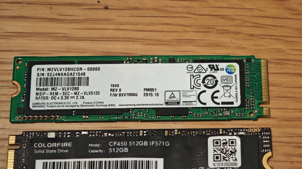 128gb ssd pcie processors, Intern, 128gb, SSD, Ophalen of Verzenden