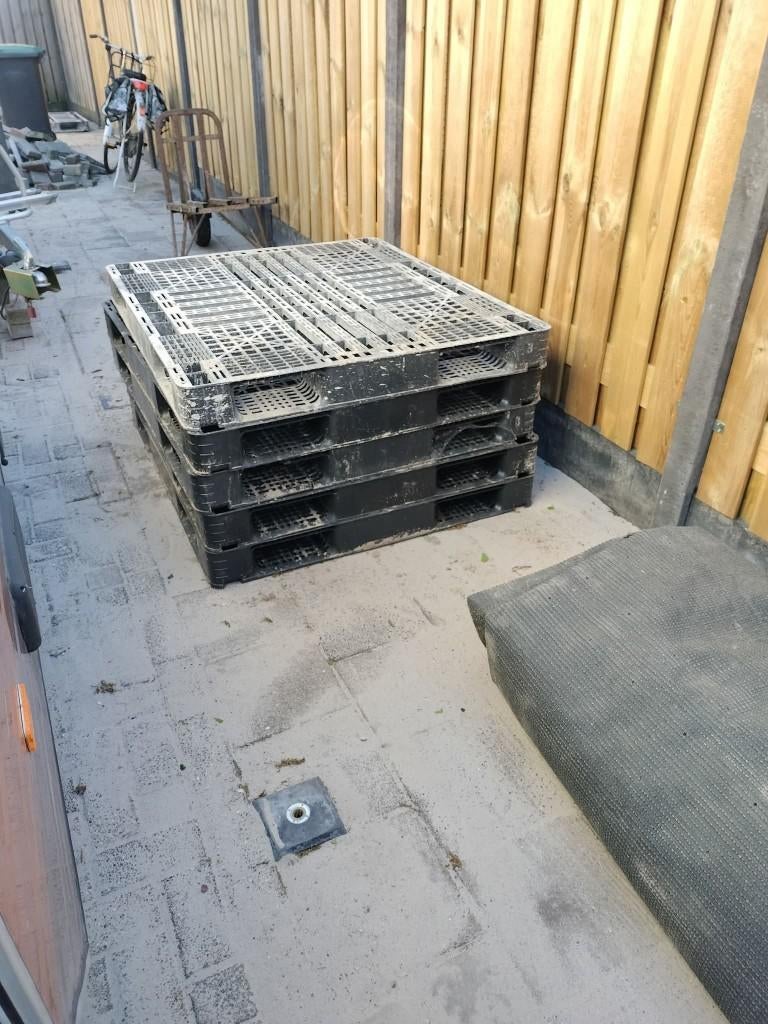 Gratis kunststof pallets, Ophalen, 100 cm of meer, 60 cm of meer, Overige typen