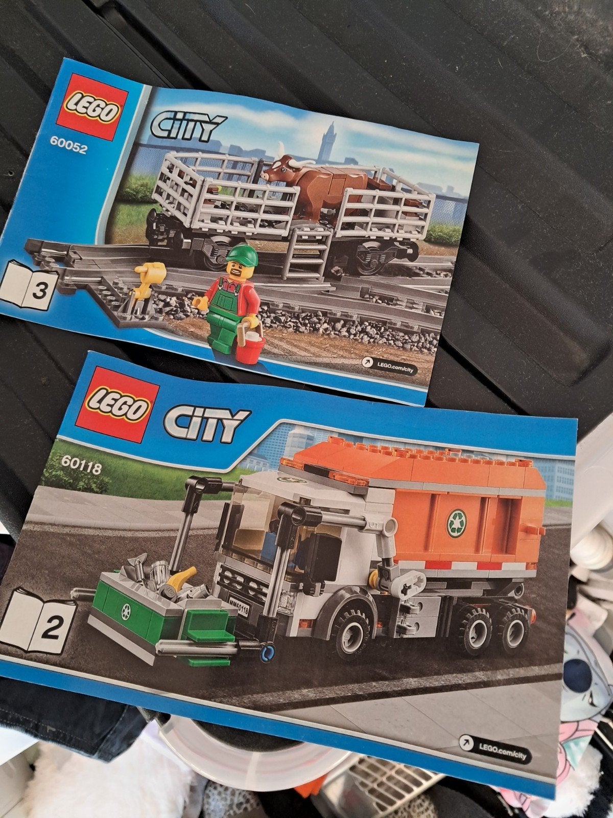 Grote bakken vol LEGO met instructieboekjes, Ophalen, Lego, Losse stenen, Meerdere sets