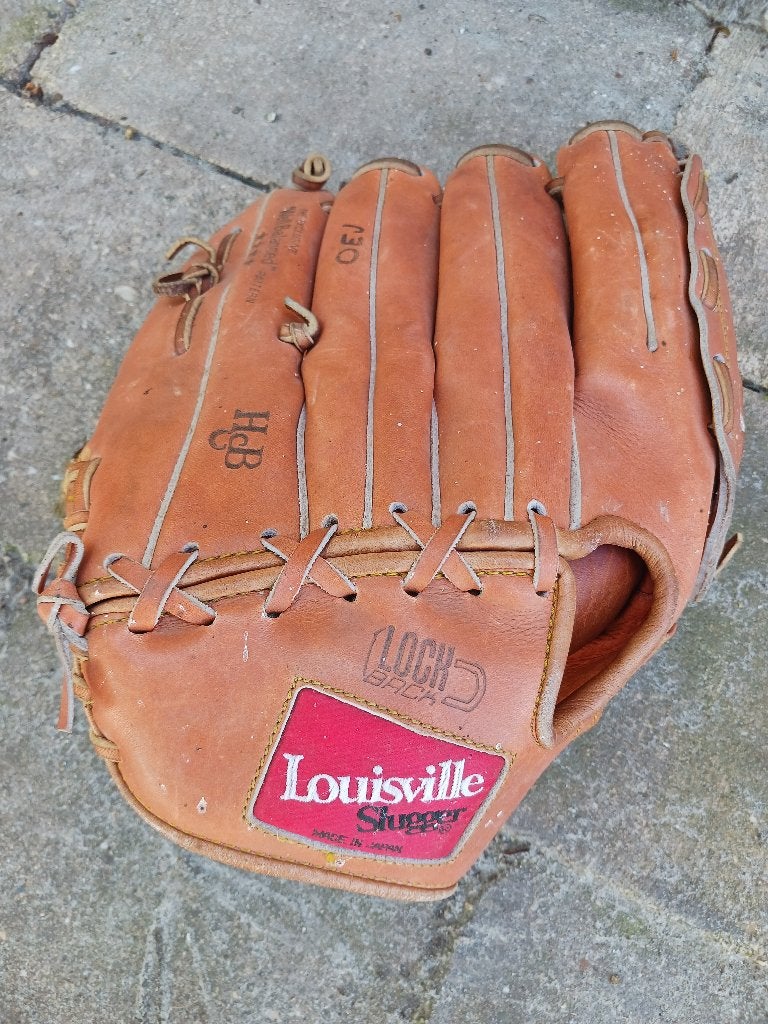 Louisville Slugger honkbalhandschoen, maat L, Ophalen of Verzenden, Gebruikt, Honkbal, Handschoen