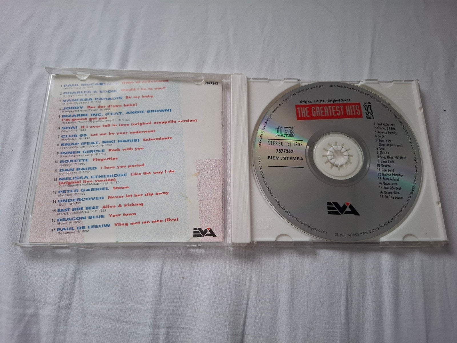 The Greatest Hits ‘93 Vol 1, Ophalen of Verzenden, Gebruikt