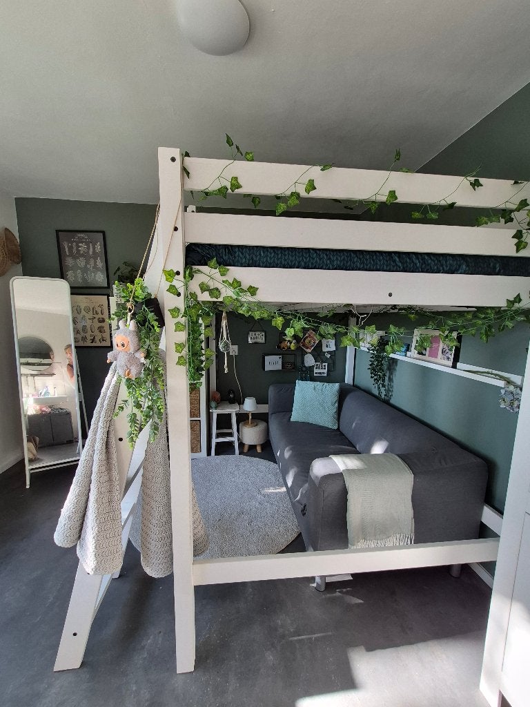 Hoogslaper ikea, Huis en Inrichting, Ophalen, Gebruikt, Hoogslaper, Tweepersoons