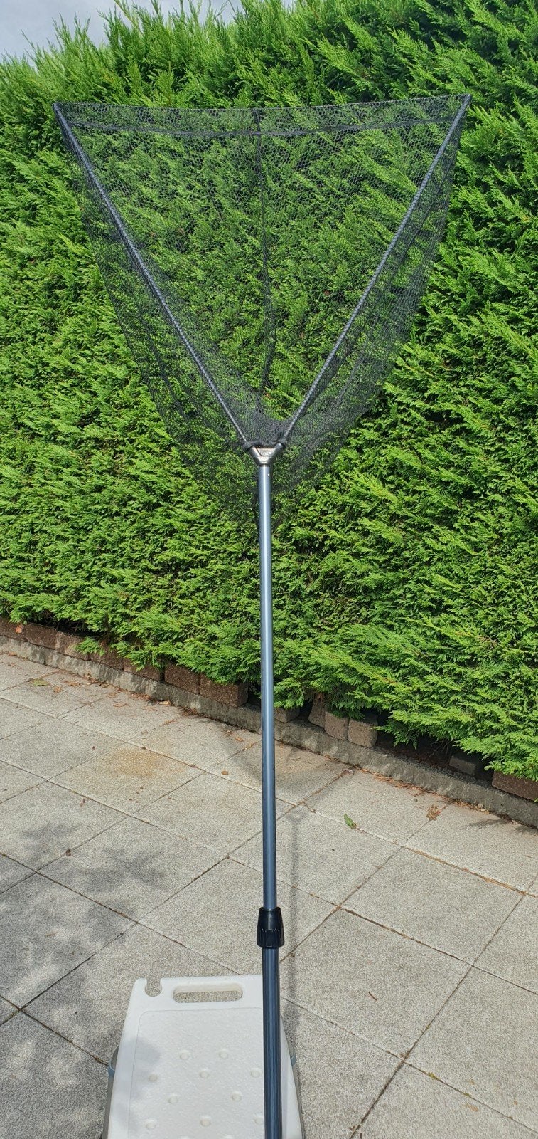 KARPERNET  80 CM,  met telescoop steel, Watersport en Boten, Hengelsport | Algemeen, Ophalen, Gebruikt, Net of Fuik