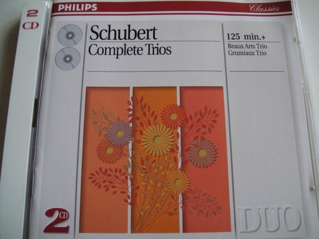 SCHUBERT Complete trios 2 - CD PHILIPS DUO TOP CONDITIE, Ophalen of Verzenden, Classicisme, Zo goed als nieuw, Kamermuziek