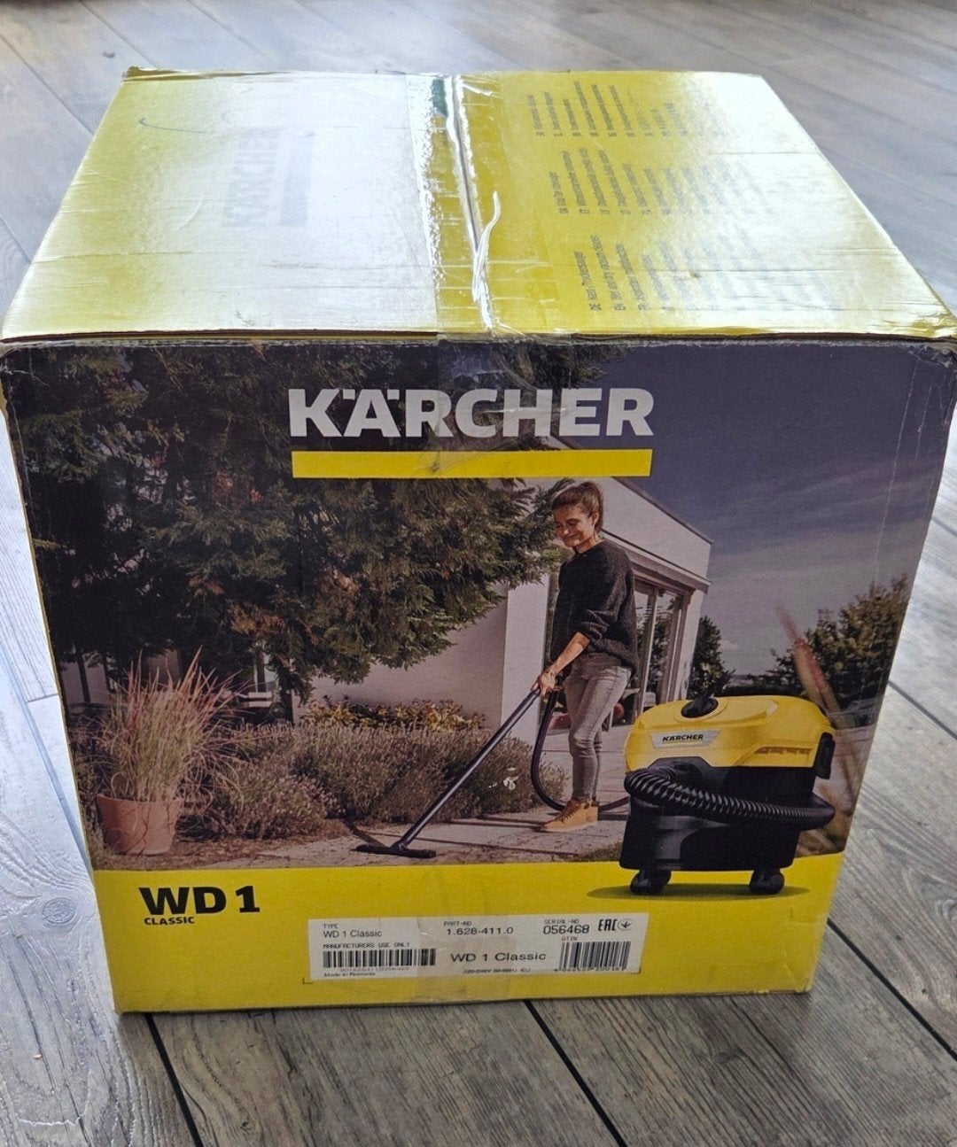 Kärcher WD 1 Classic Nat- en Droogzuiger nieuw!, Stofzak, Inclusief accessoires, Kärcher, Nieuw