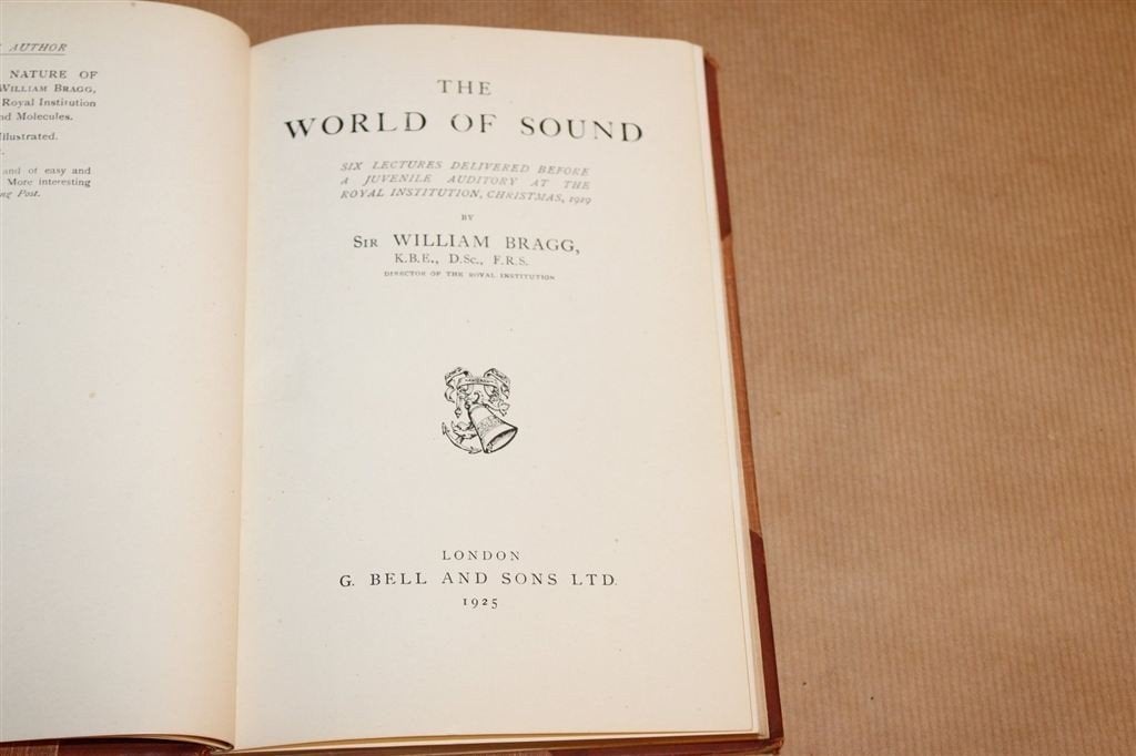 The World of Sound — Natuurkunde van het Geluid 1925 [EN], Antiek en Kunst, Ophalen of Verzenden