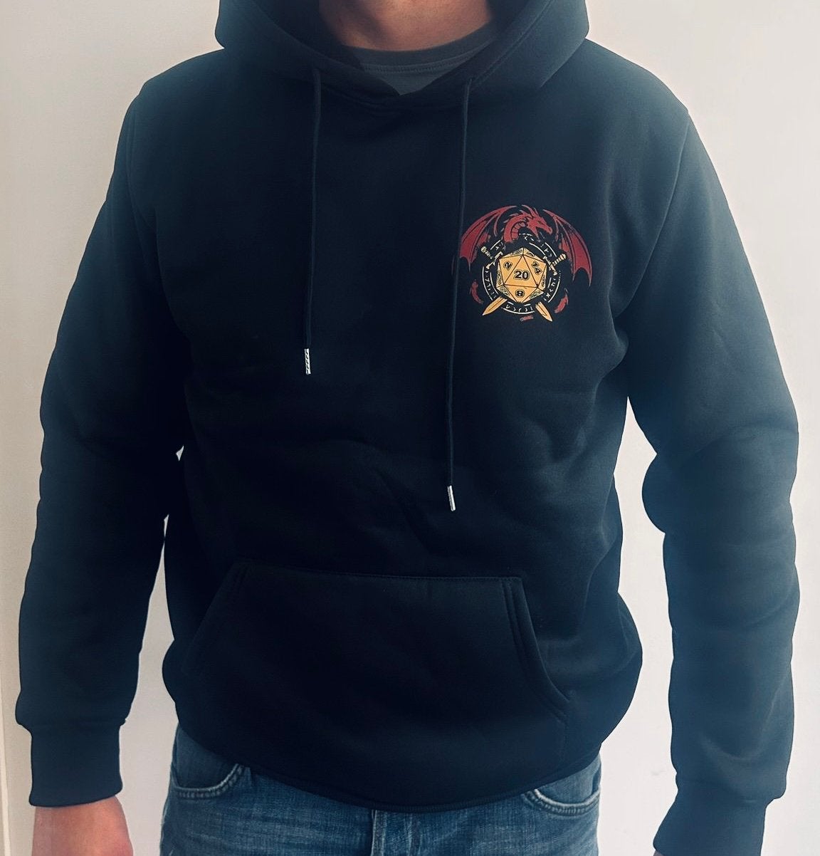 DND hoodie / Dungeon Master / maat XL / nieuw, Ophalen of Verzenden, Zo goed als nieuw, Zwart
