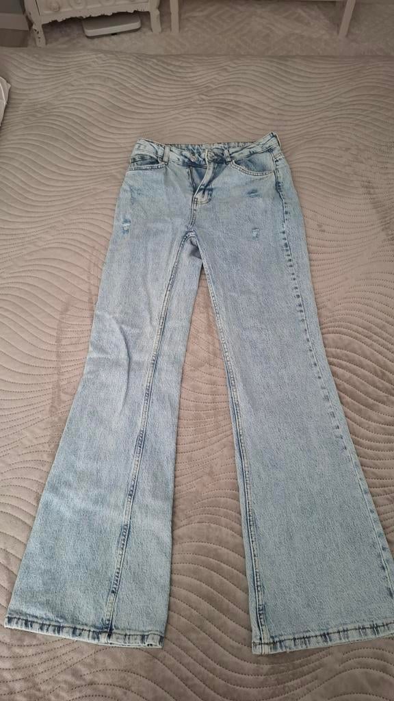 Zgan spijkerbroek maat xs, Kleding | Dames, Ophalen of Verzenden, Zo goed als nieuw, Blauw, W27 (confectie 34) of kleiner