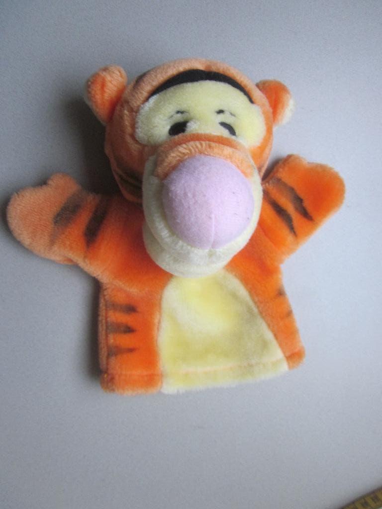 Disney Winnie the Pooh zacht pluche handpop poppenkastpop, Disney, Ophalen of Verzenden, Zo goed als nieuw, Wasbaar