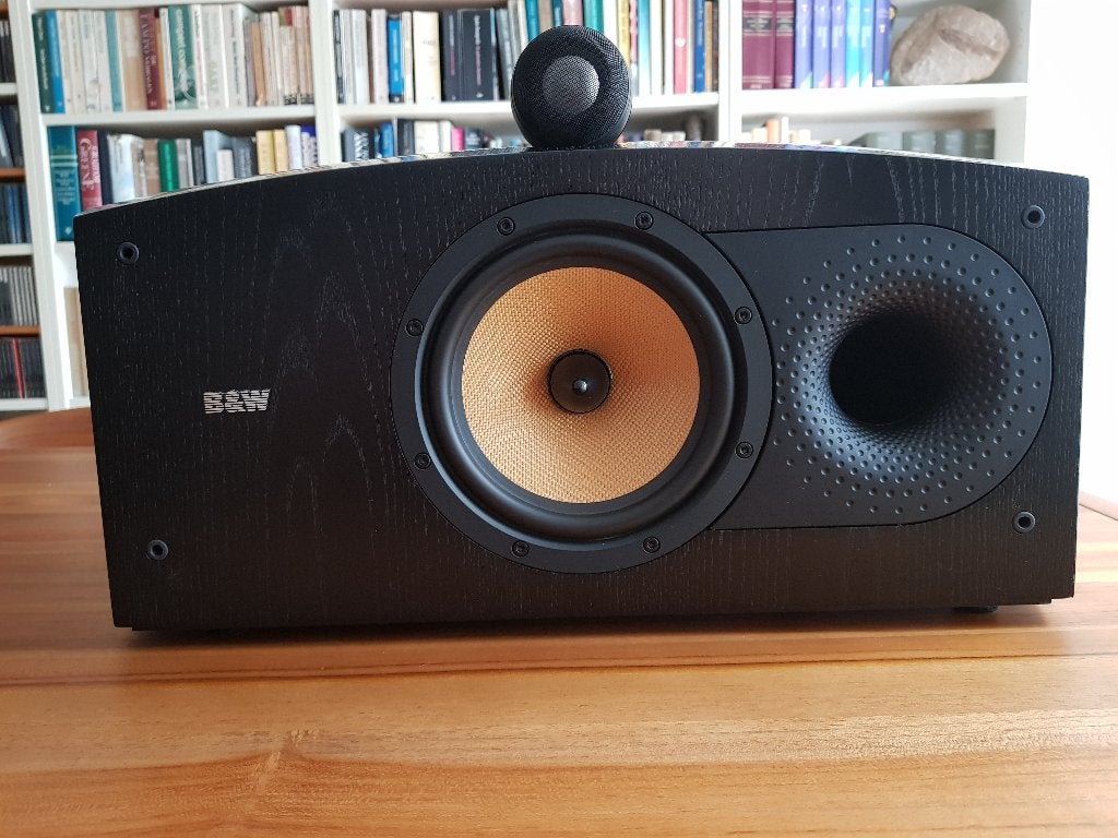 Bowers & Wilkins B&W Nautilus HTM2 Centerspeaker Zwart, Audio, Tv en Foto, Ophalen, Zo goed als nieuw, 60 tot 120 watt, Bowers & Wilkins (B&W)