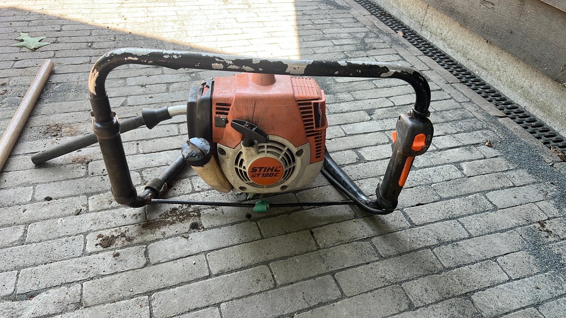 Stihl 120 c, Ophalen
