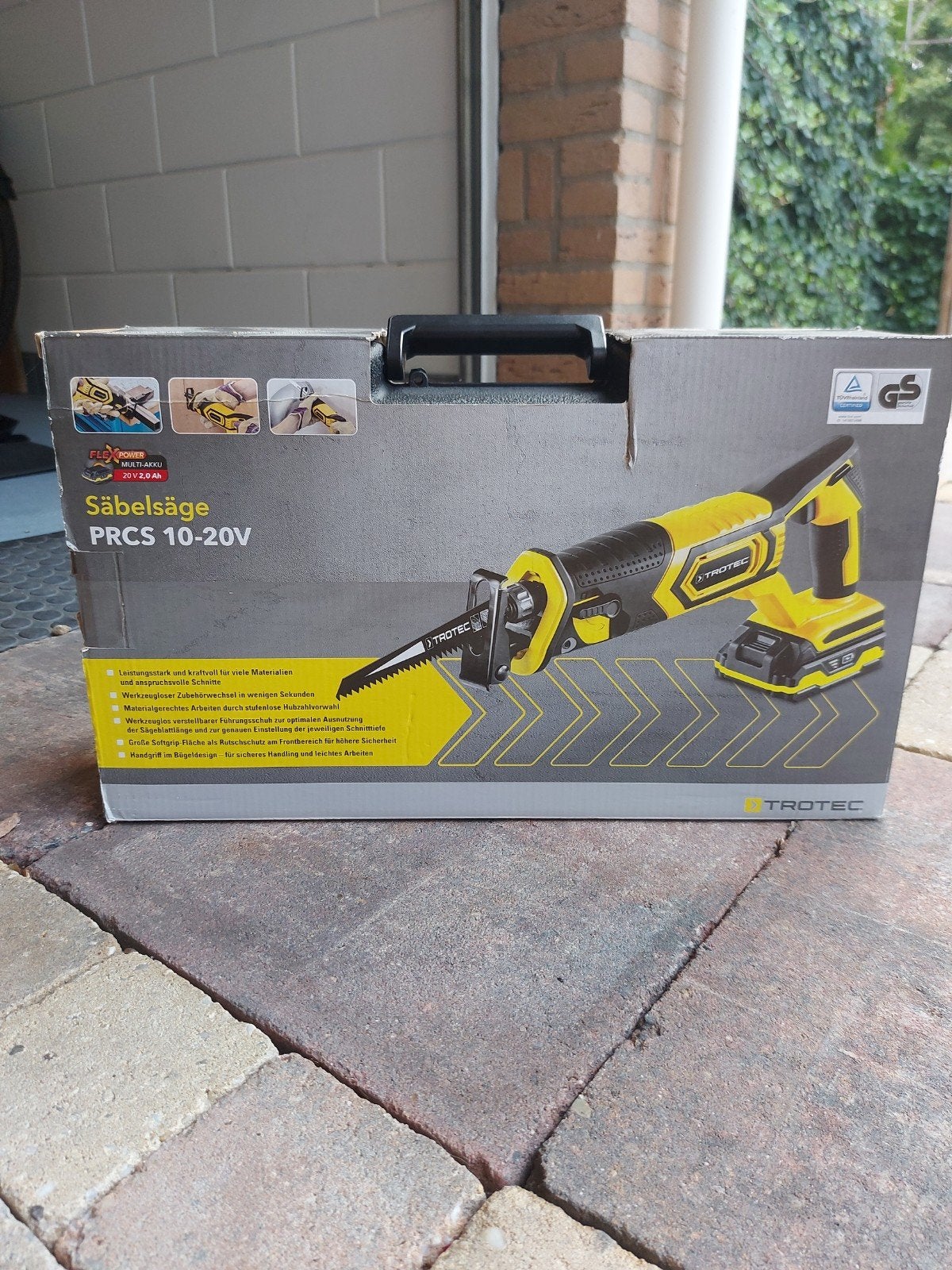Trotec PRCS 10-20V Reciprozaag - Zo goed als nieuw, Ophalen of Verzenden, Zo goed als nieuw, Trotec, Minder dan 600 watt