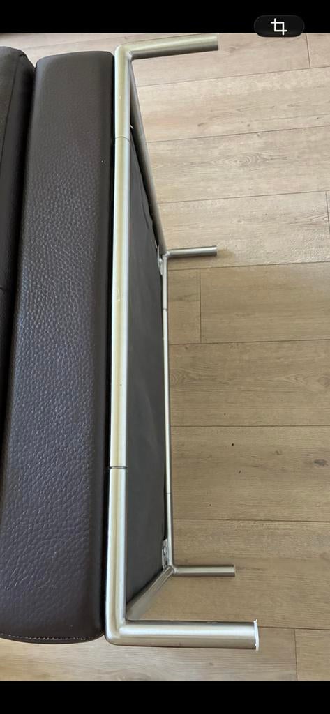 Ikea Arlid lederen bankje / poef Bruin 20€, Ophalen, Leer, 75 tot 100 cm, Zo goed als nieuw
