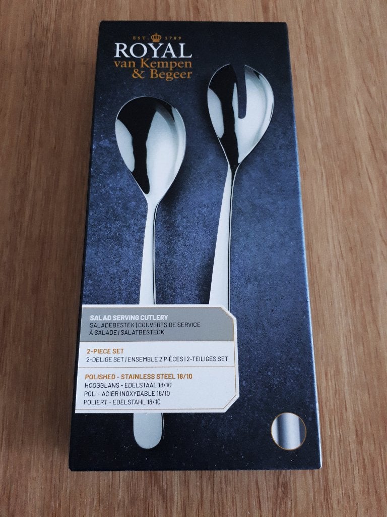 royal van kempen & begeer saladebestek, Huis en Inrichting, Keuken | Bestek, Royal Van Kempen & Begeer, Nieuw, Ophalen of Verzenden