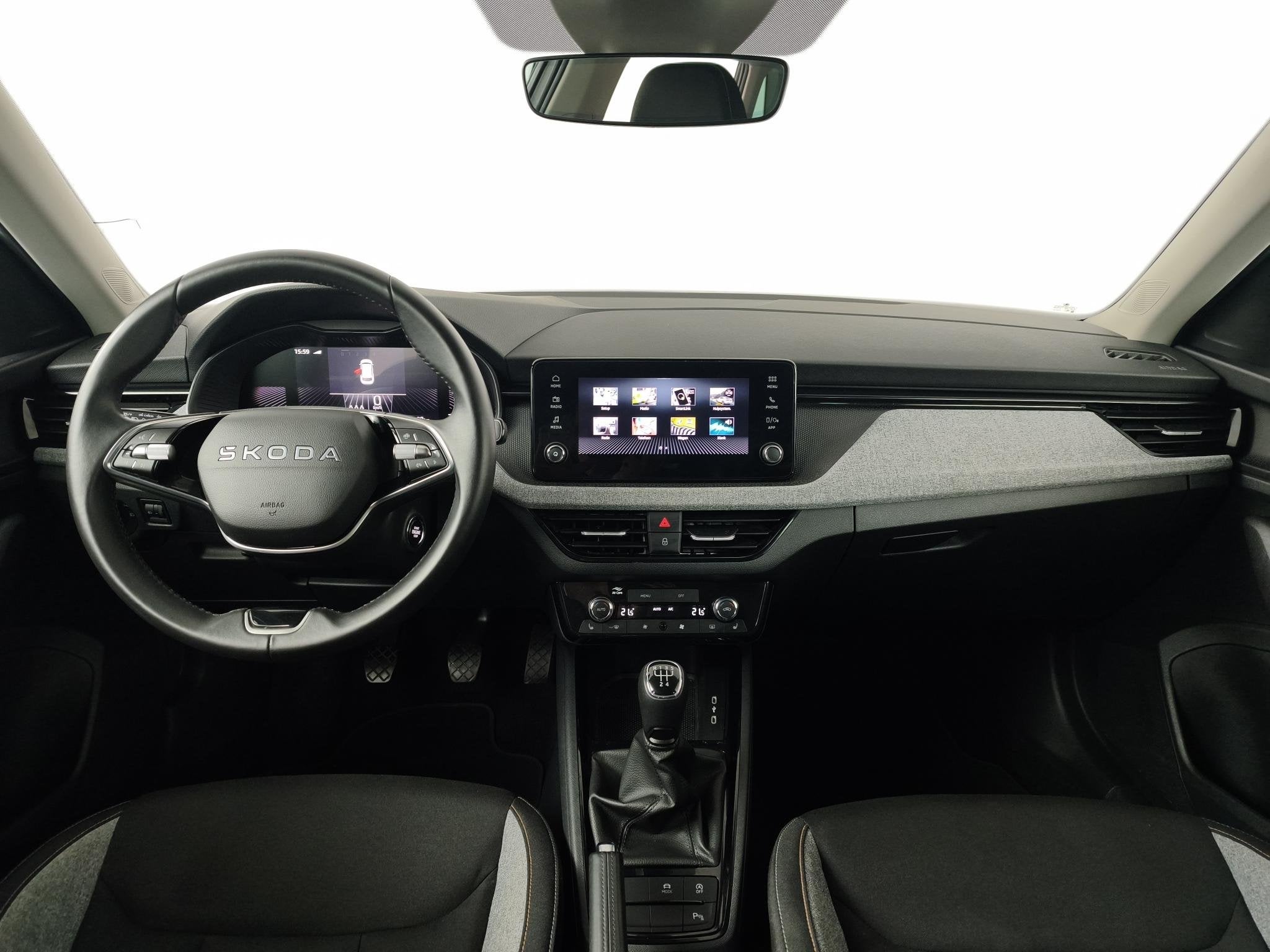 Skoda Kamiq 1.0 TSI Business Edition | Apple CarPlay - Andro, Auto's, Voorwielaandrijving, Stof, Gebruikt, Wit