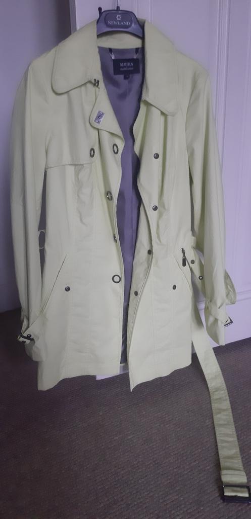 Maura by Claudia Sträter trenchcoat, maat 36, Ophalen of Verzenden, Zo goed als nieuw, Groen, Maura by Claudia Sträter