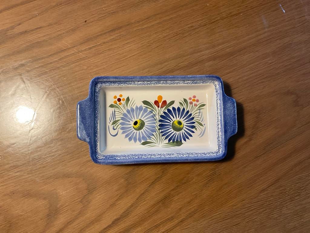 Handgeschilderd schaaltje Henriot Quimper Frankrijk, Ophalen of Verzenden