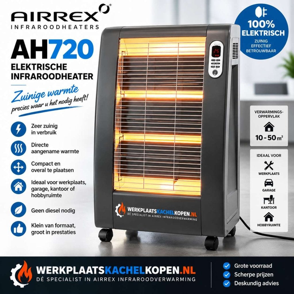 NIEUW Airrex Elektrische Infrarood Kachel Heater Verwarming, Rex Nordic, Nieuw, Info@rexnordic.com, Mustanlahteentie 24 A - Finland
